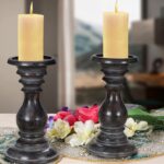 Wooden Candle Holders