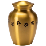 Paw Print Pet Memorial Vase Urn