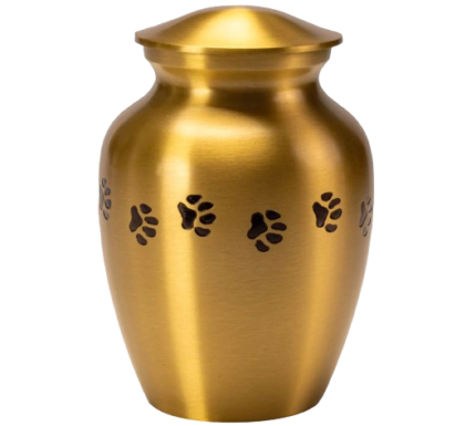 Paw Print Pet Memorial Vase Urn