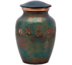 Pet Ashes Paw Print Vase Urn