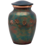 Pet Ashes Paw Print Vase Urn