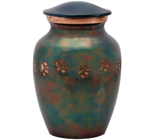 Pet Ashes Paw Print Vase Urn Pet Ashes Paw Print Vase Urn