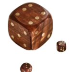 Wooden-dice-box